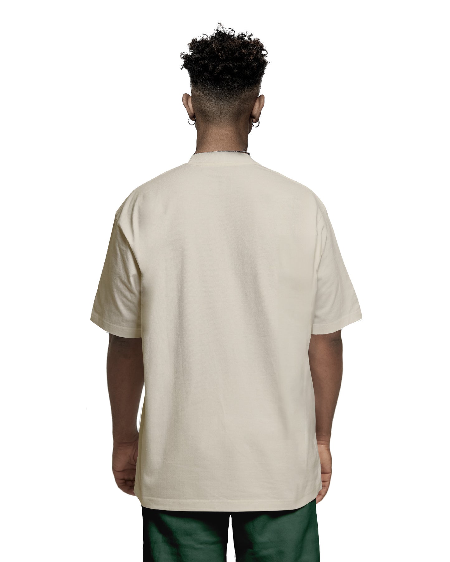 GET MONEY OVERSIZED BOXY TEE TAN BACK