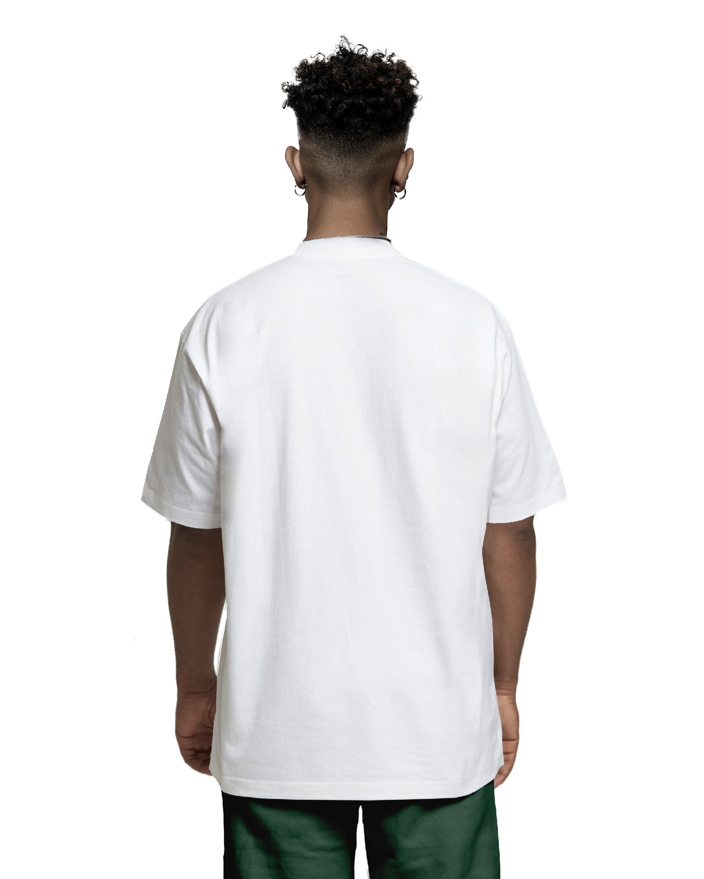 GET MONEY OVERSIZED BOXY TEE WHITE BACK
