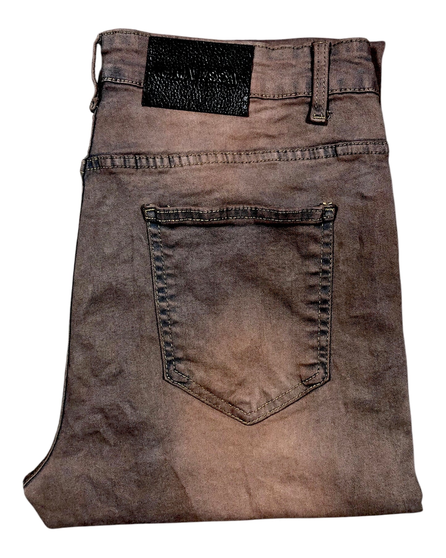 GIOVESSA regular fit jeans coffee