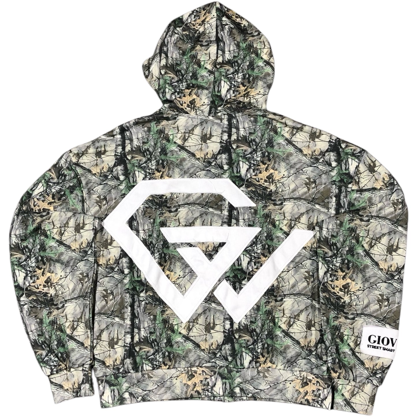 GIOVESSA CAMO ZIP HOODIE BACK B