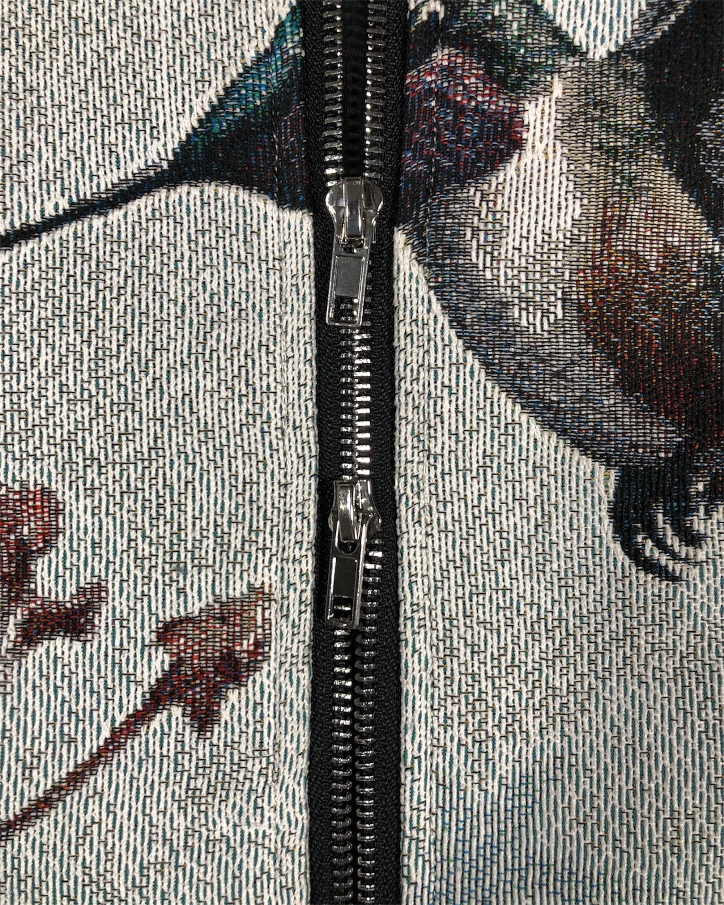 GIOVESSA HUMMINGBIRD TAPESTRY JACKET ZIPPERS