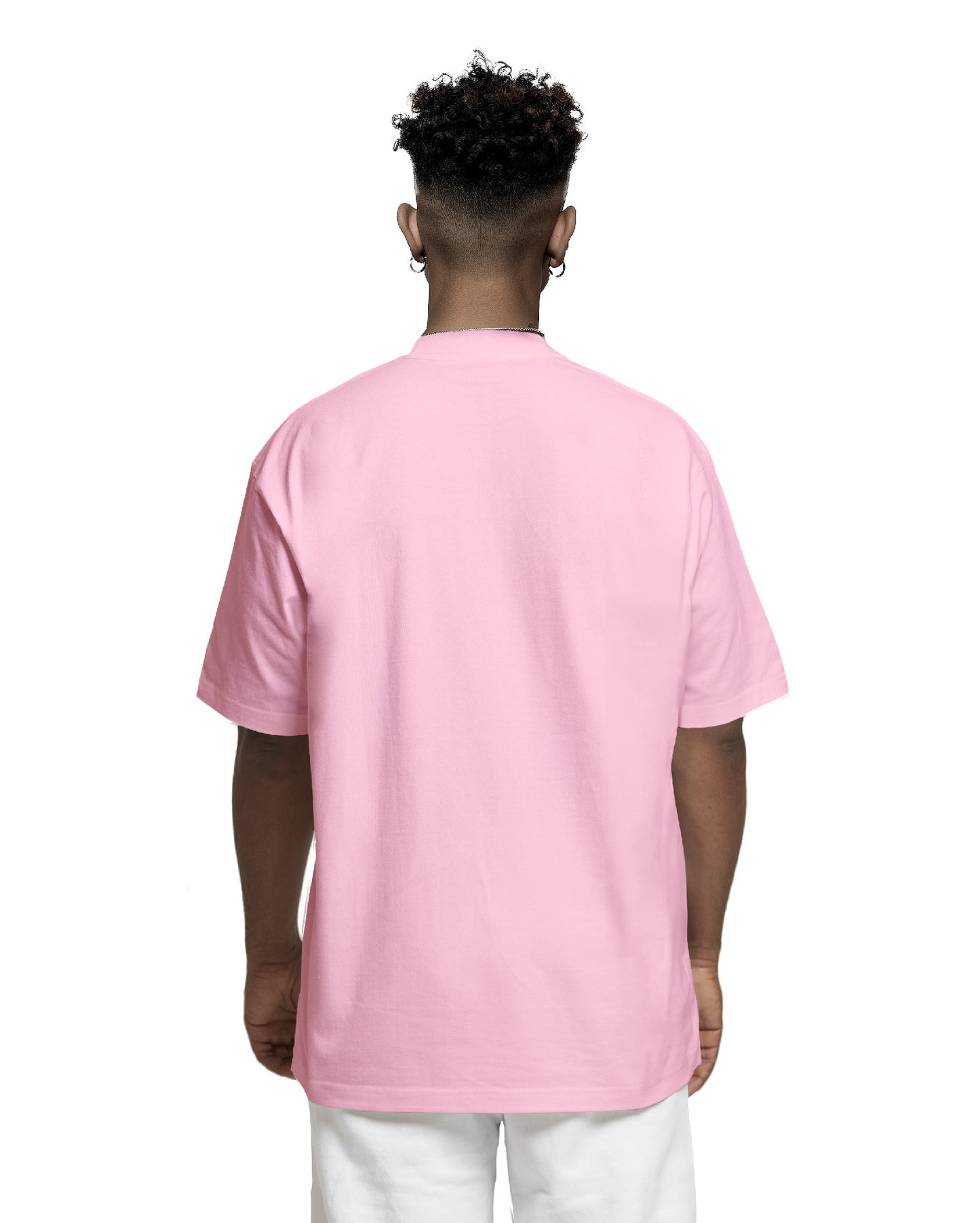 GIOVESSA POISONED OVERSIZED BOXY TEE PINK BACK