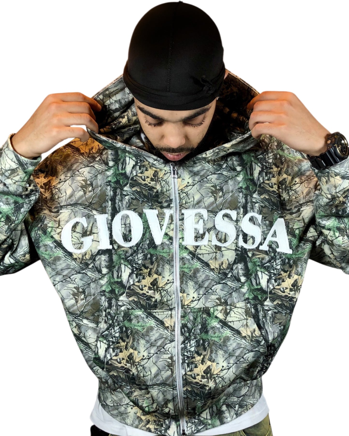 GIOVESSA CAMO JACKET MODEL