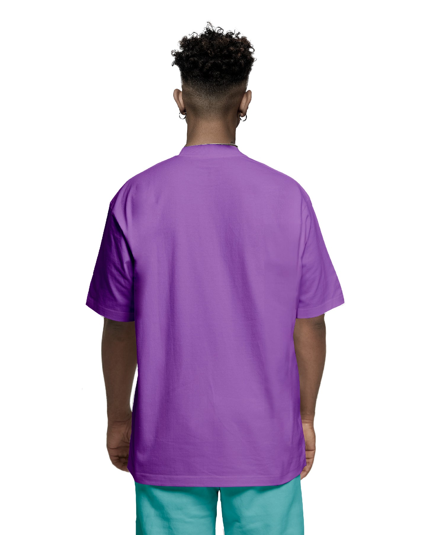 KAME HOUSE OVERSIZED BOXY TEE PURPLE BACK