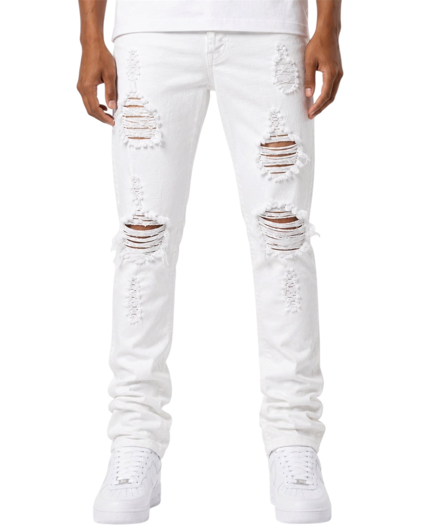 ALPINE STACKED DENIM front