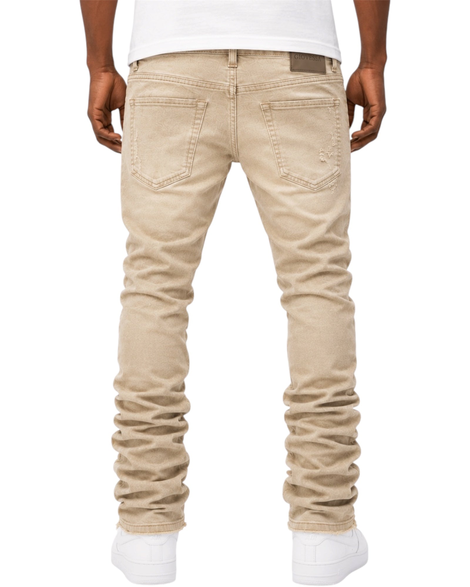 DESERT STORM STACKED DENIM back