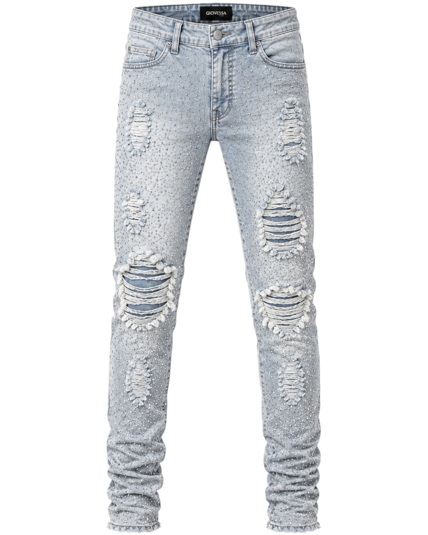 DIAMOND DUST STACKED DENIM