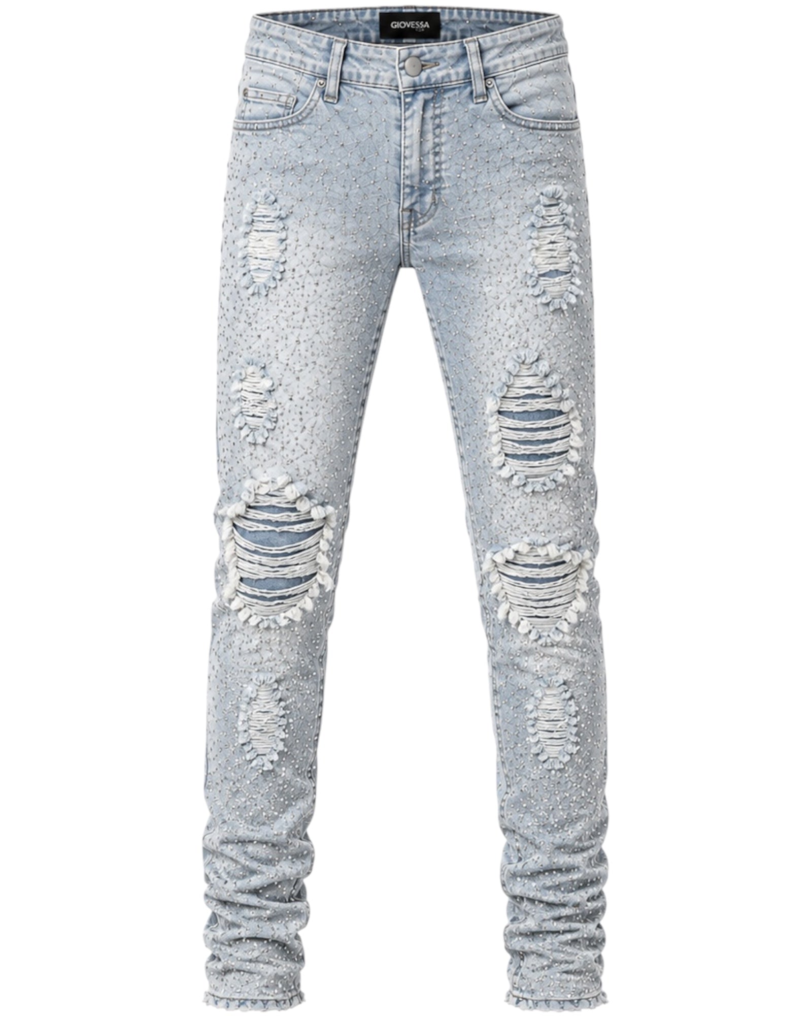 DIAMOND DUST STACKED DENIM