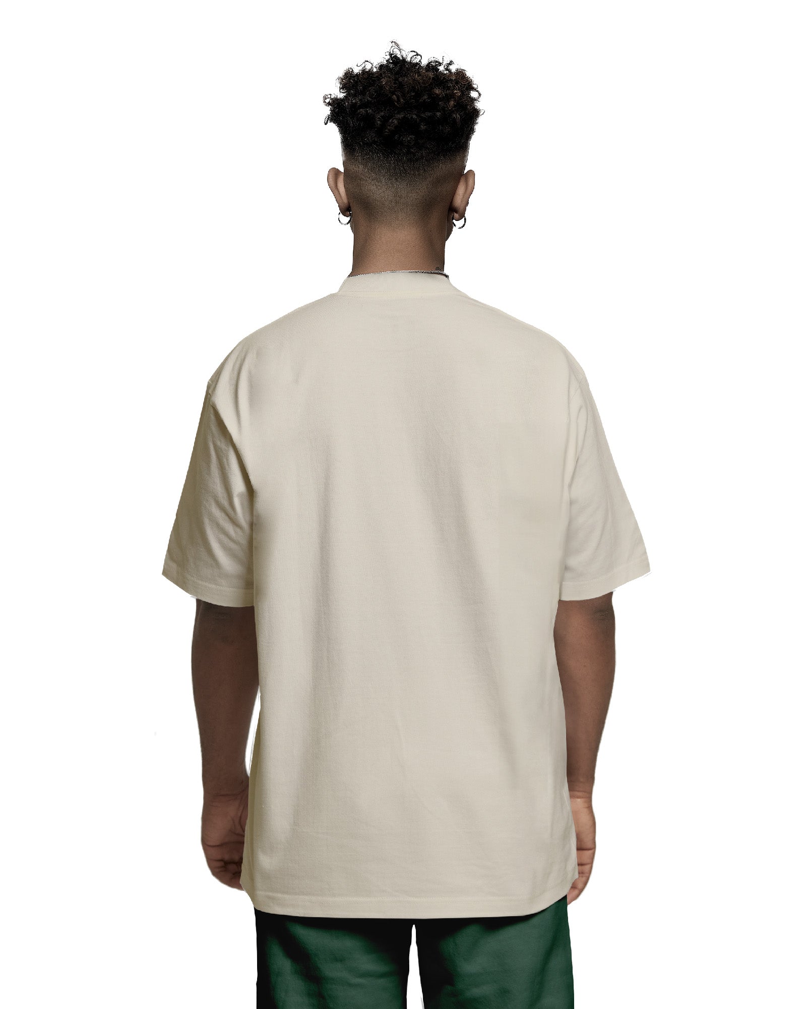 GET MONEY OVERSIZED BOXY TEE TAN BACK