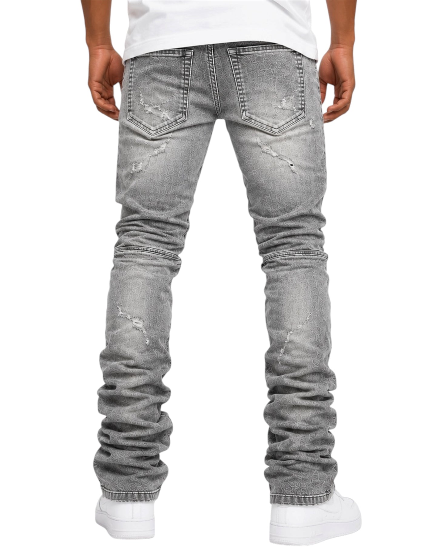 GHOST STACKED DENIM BACK