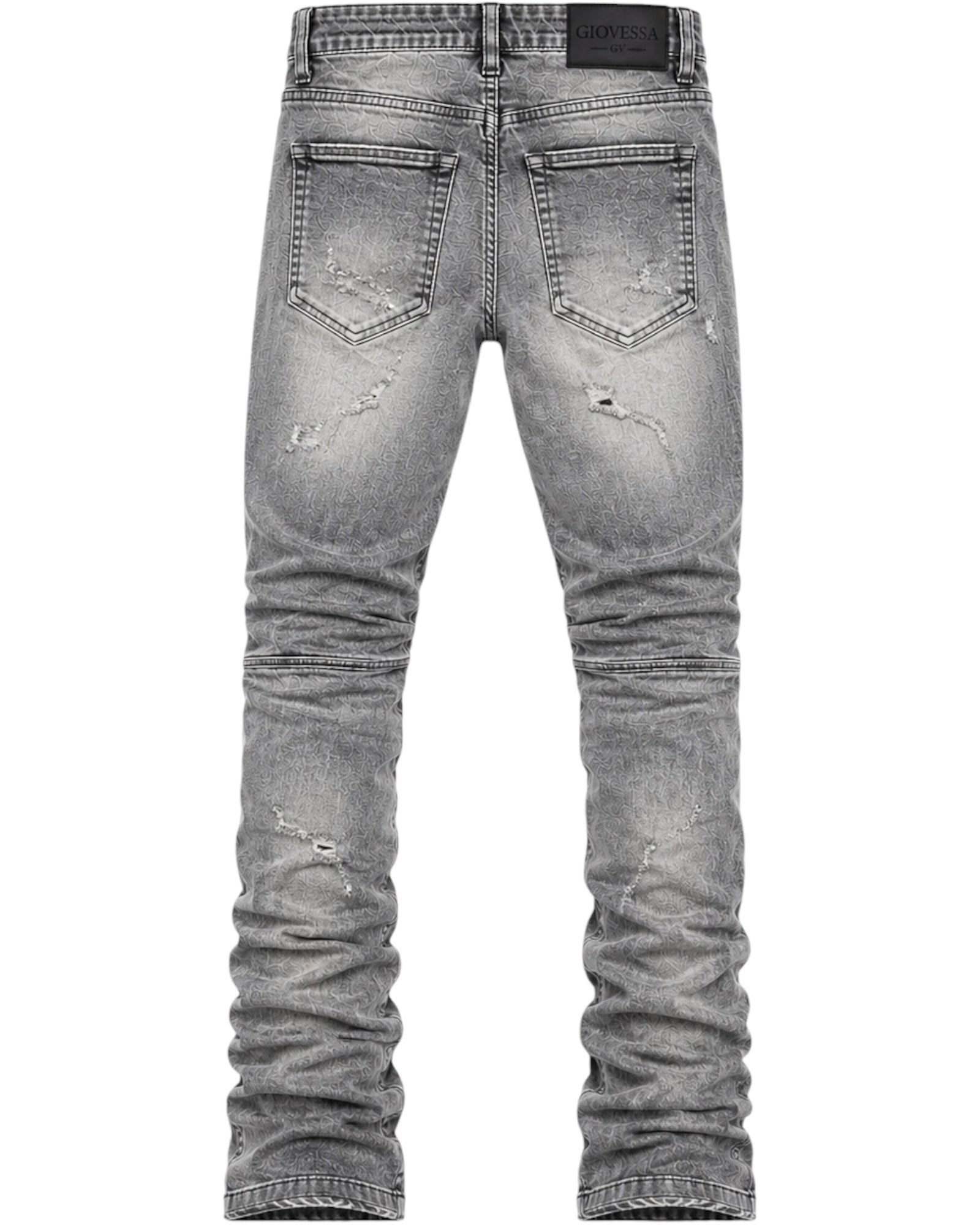 GHOST STACKED DENIM REAR