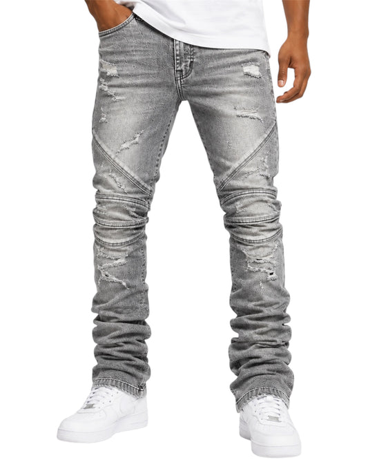 GHOST STACKED DENIM FRONT
