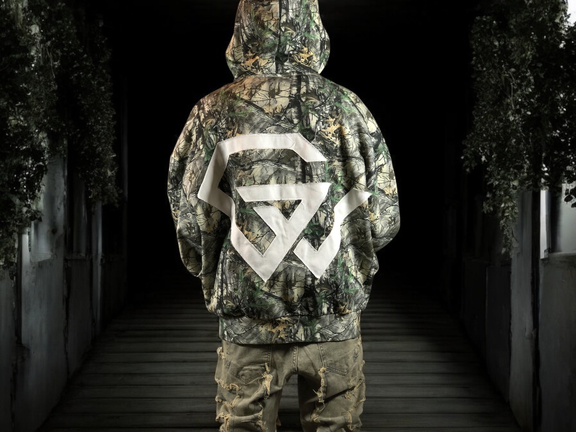 GIOVESSA ZIP HOODIE CAMO