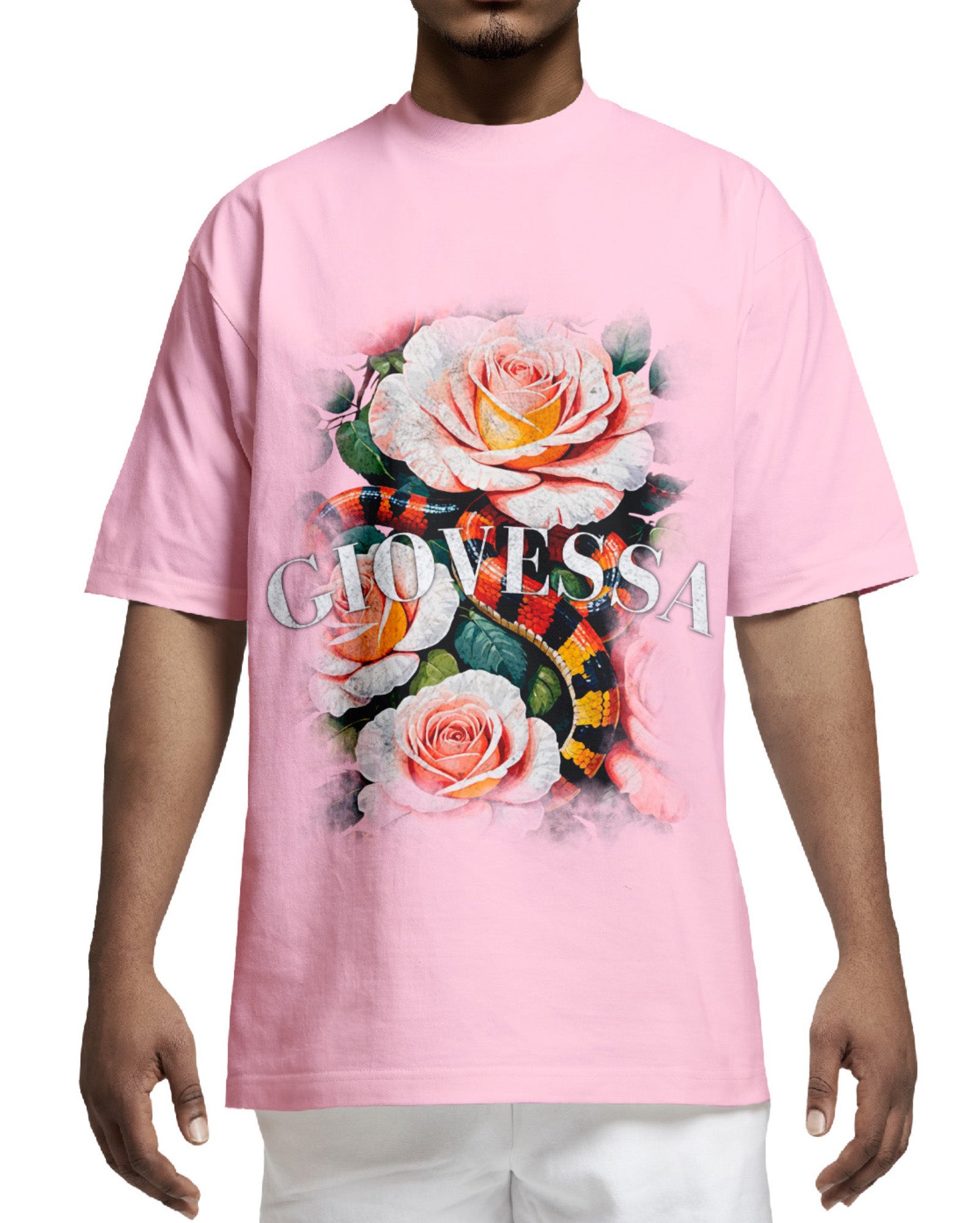GIOVESSA OVERSIZED BOXY TEE POISON
