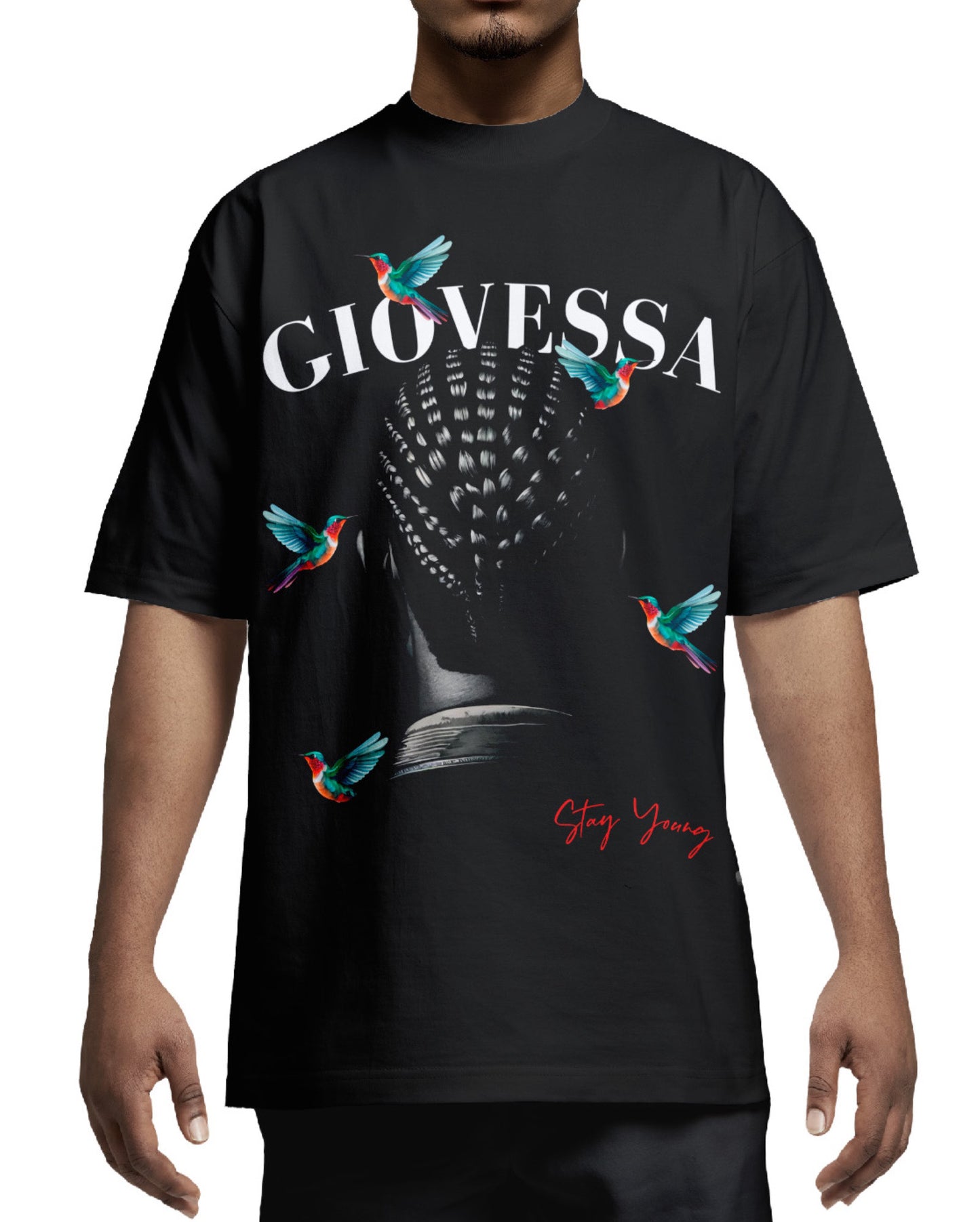 GIOVESSA OVERSIZED BOXY TEE STAY YOUNG
