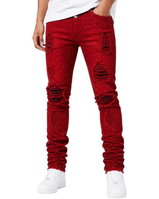 HEARTLESS STACKED DENIM FRONT