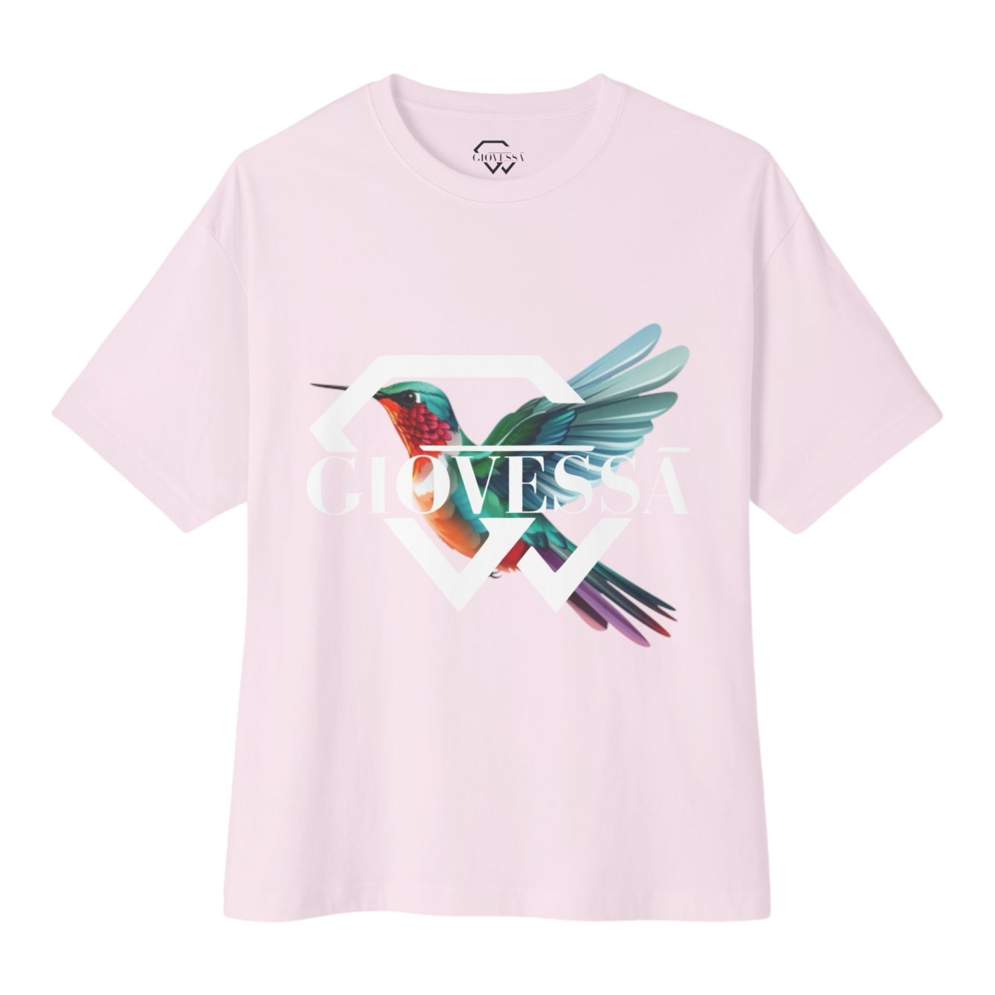 HUMMINGBIRD OS BOXY TEE SOFT PINK