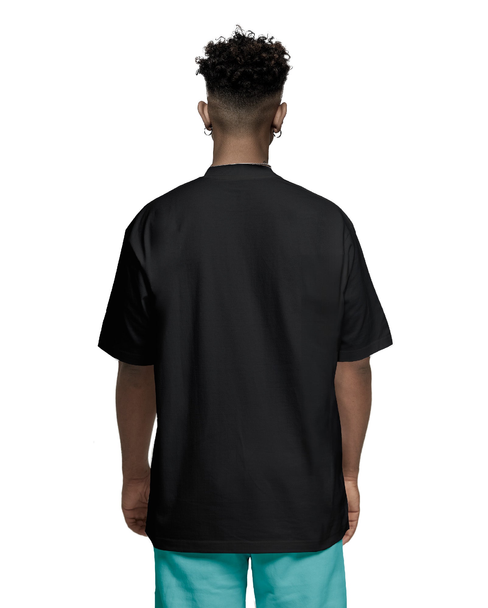 KAME HOUSE OVERSIZED BOXY TEE BLACK BACK