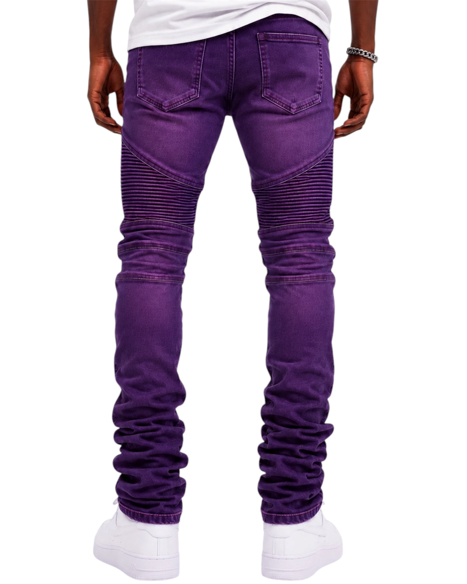 ROYALTY MOTO DENIM back