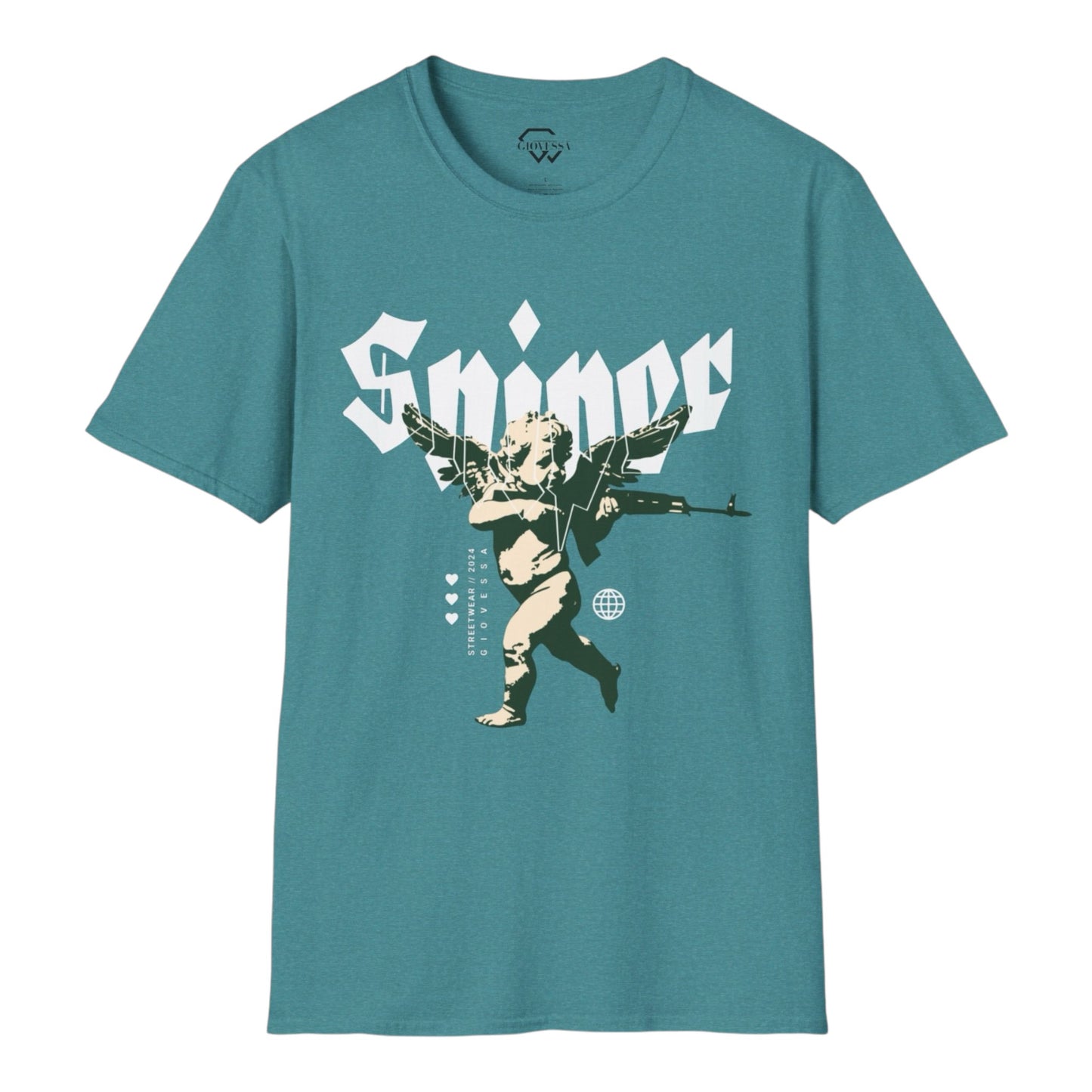 SNIPER TEE HEATHER GALAPAGOS