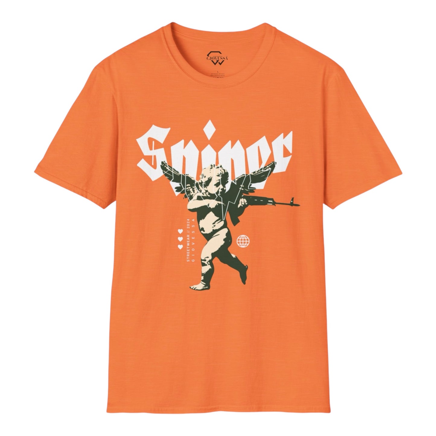 SNIPER TEE HEATHER ORANGE