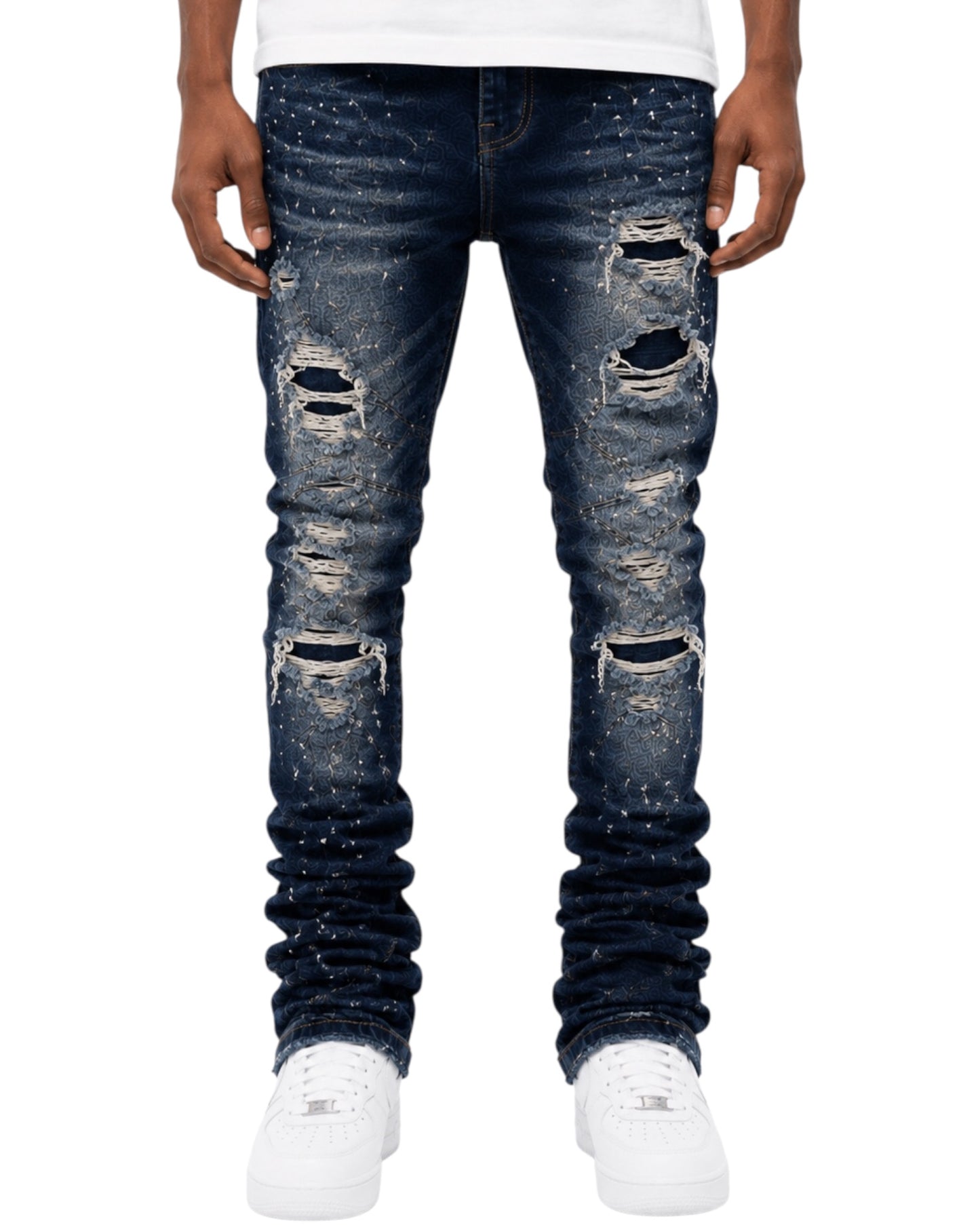 STARDUST STACKED DENIM FRONT