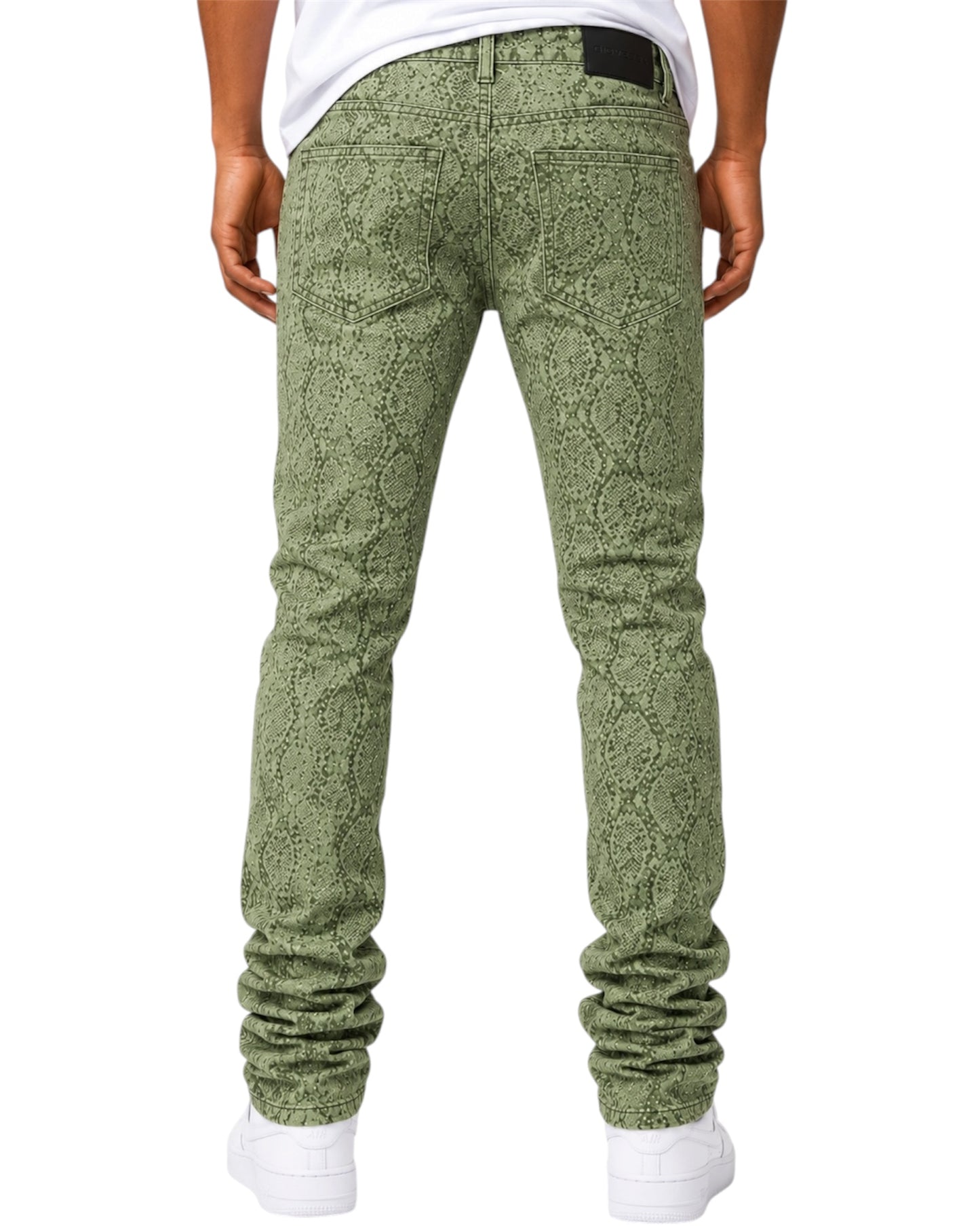 VIPER SAGE STACKED DENIM back